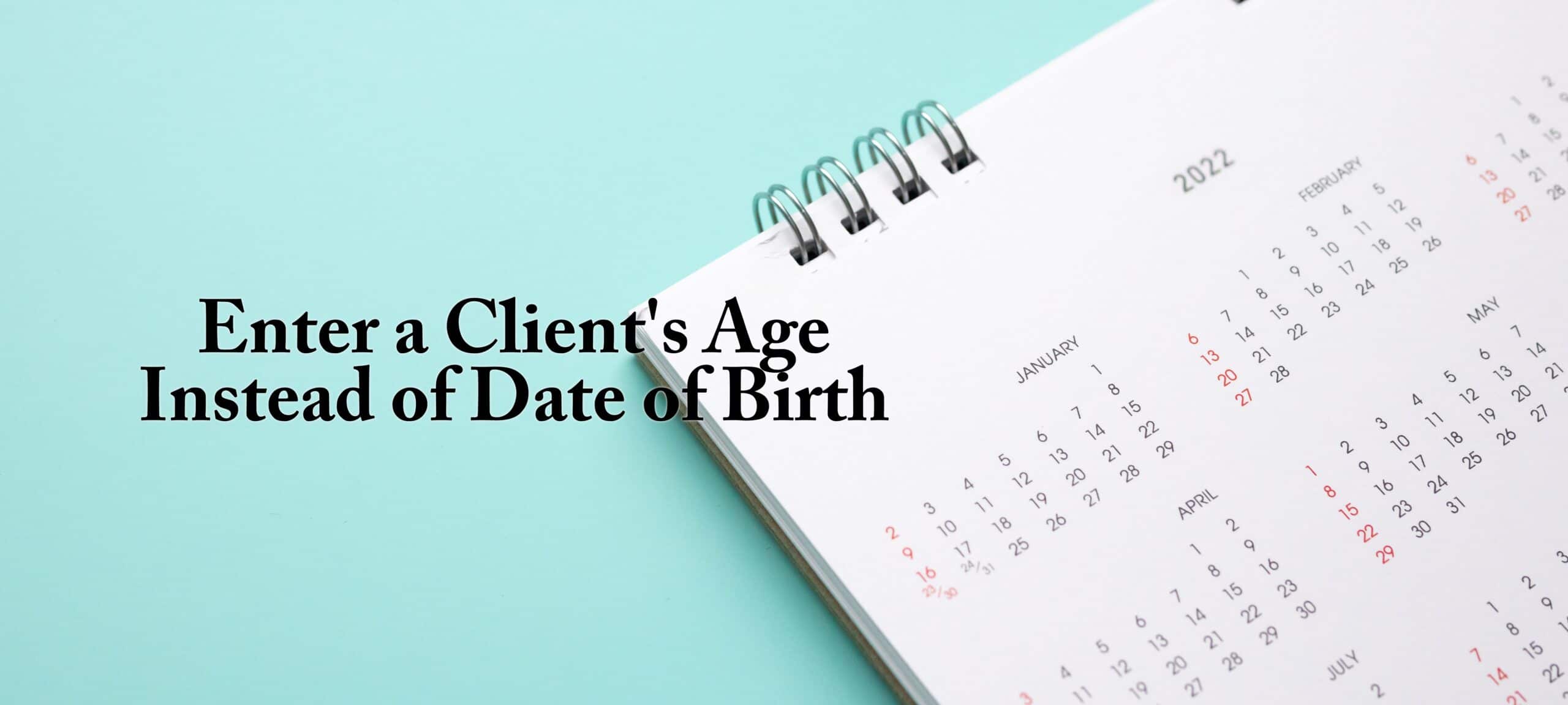 Built-in Age Calculator